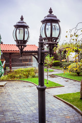 Interesting outdoor lighting lamps used for decor and night lighting.