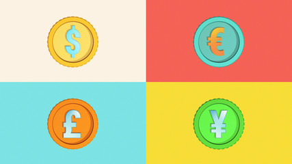 Spinning Donation Coin Title