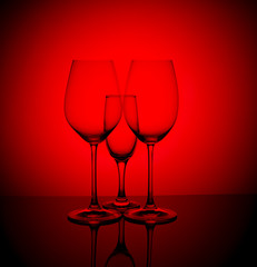 Glasses under the color filter