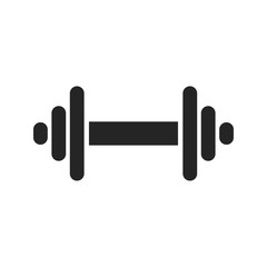 Dumbbell gym graphic icon design template