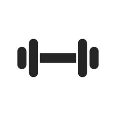 Dumbbell gym graphic icon design template
