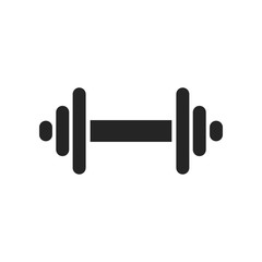 Dumbbell gym graphic icon design template