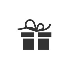 Gift box icon design template illustration