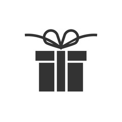Gift box icon design template illustration