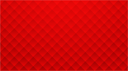 Red abstract geometric background with rhombus pattern.