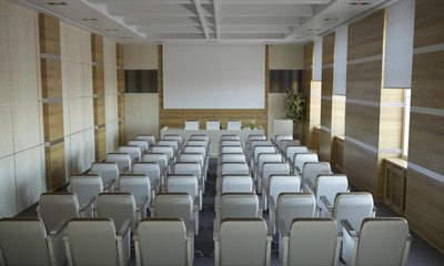 conference room, meeting room, interior visualization, 3D illustration
