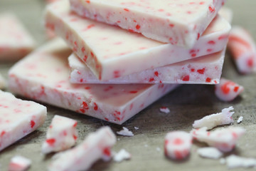 Peppermint Bark fudge