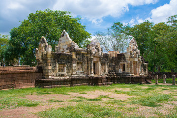 Fototapeta na wymiar Sdok Kak Thom temple.It is an ancient Khmer.