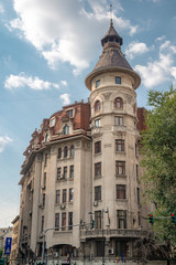Fototapeta na wymiar street in Bucharest - Romanua