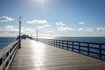 Wooden Pier in Monterey California