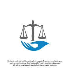 Law Care Logo design template. Law Firm logo concepts. Attorney logo concepts Vector