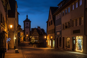 Fototapeta na wymiar Medieval city in bavaria.