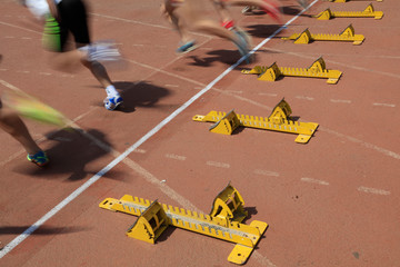 short distance runner