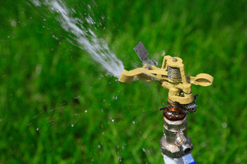 Garden sprinkler irrigation facilities