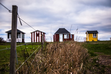 houses on the beach