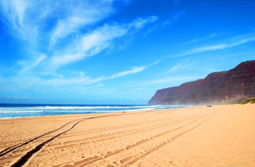 Beach Solitude at Polihale State Park