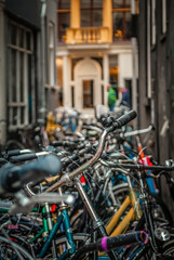 bicycles in amsterdam