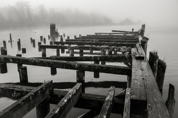Old Wharf on the Willapa No. 11, Raymond, Washington, 2018