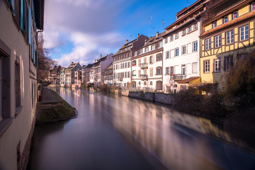 canals in strasbourg, france