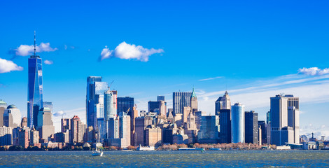 Fototapeta premium ニューヨーク マンハッタンの摩天楼