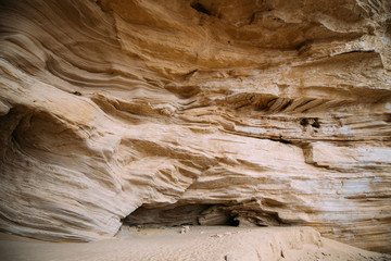 formation in the beach