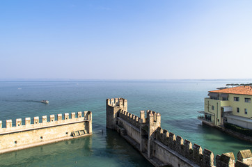 Fototapeta premium view of pier