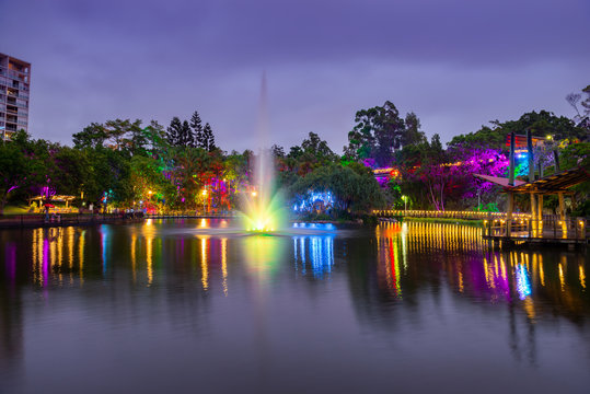 Roma Street Parklands, Brisbane, Australia.