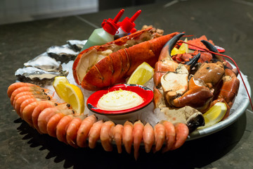 fish platter in copenhagen, denmark