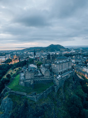 Obraz premium Edinburgh Castle in the early morning