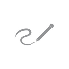 simple pen and ink simple symbol vector
