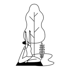 people yoga activity