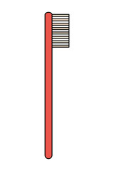 toothbrush hygiene oral white background