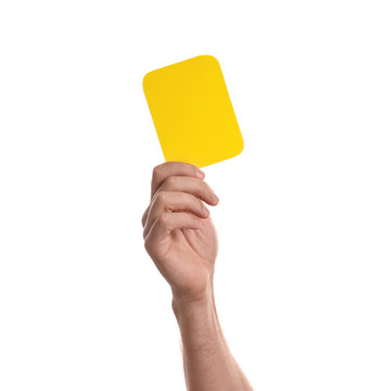 yellow card scheme football clipart