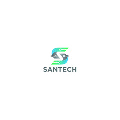 Letter S Digital Logo Template