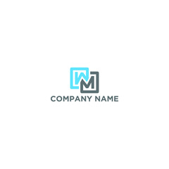 Letter WM Logo Template