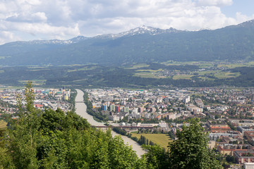 Obraz premium river in innsbruck