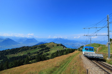 スイスの登山鉄道