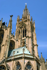 Obraz premium Ville de Metz, département de la Moselle, France