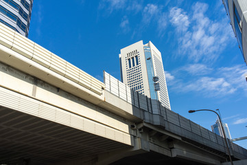 Fototapeta premium 東京 新宿 首都高速のある風景