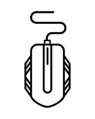 mouse device on white background