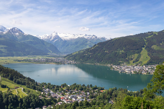 town view zell am see