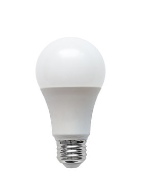 Energy Efficient LED light Bulb Isolated on White Background