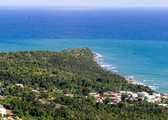 Fototapeta na wymiar coast in Yabucoa, Puerto Rico