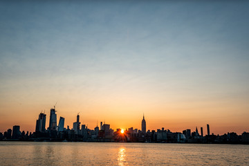 Fototapeta premium NYC Skyline dawn II