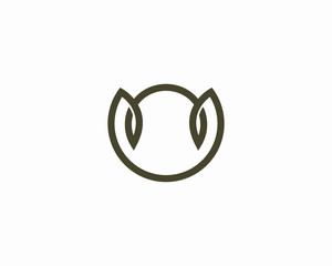 Elegant Minimalist Line logo design vector concept