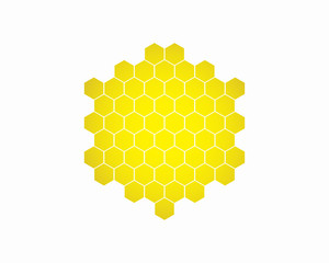 Hexagon logo design vector, Hexagon logo template