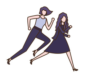 business women avatar character