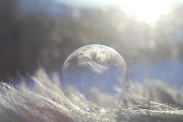 Frosted bubble