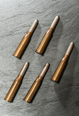 Weapon cartridges ammunitions background