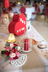 Déco de table de mariage